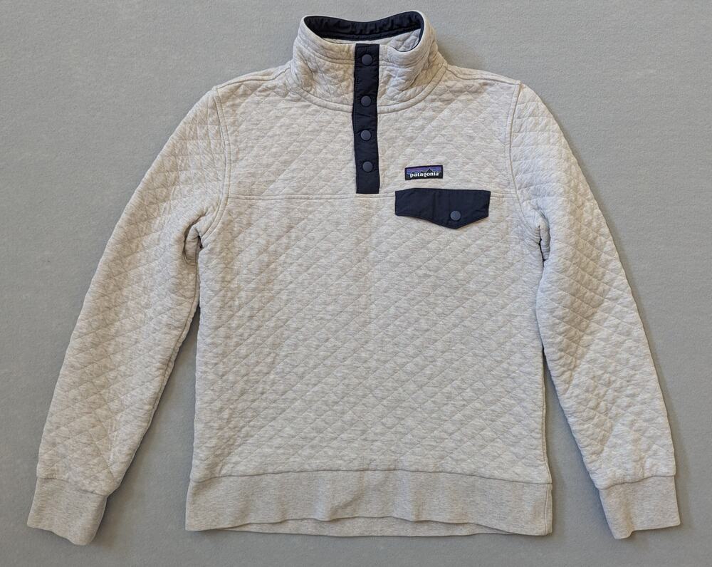 Patagonia Women's Organic Cotton Quilt Snap-T Pullover Birch XS